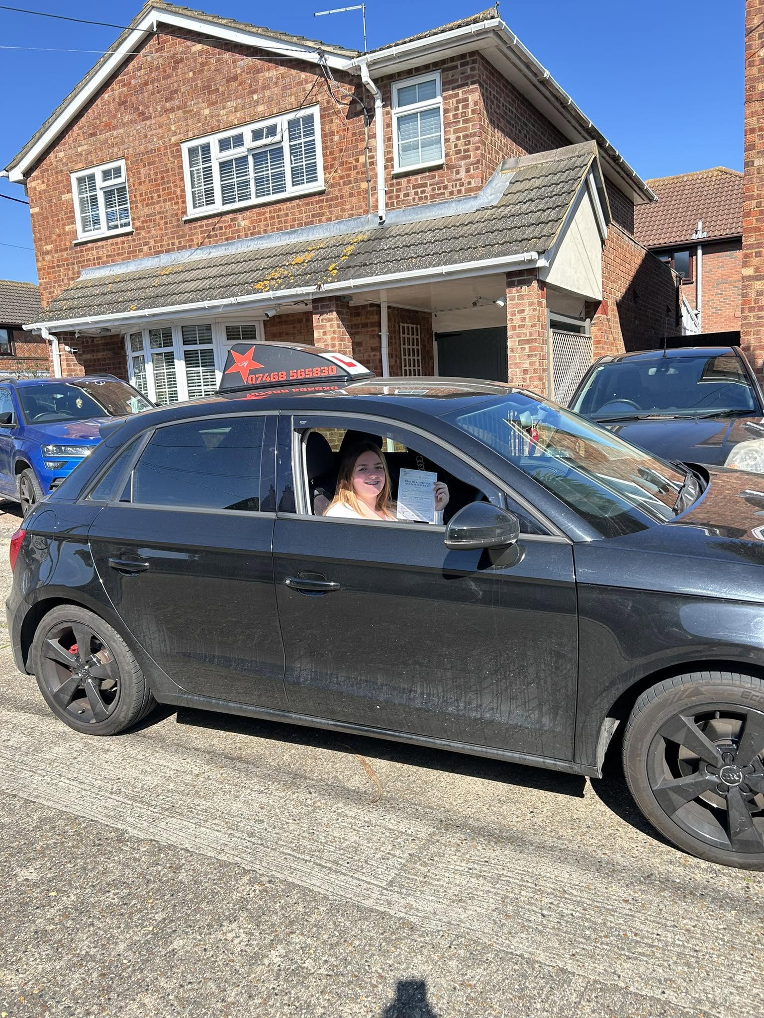 Behind the wheel with Andreia